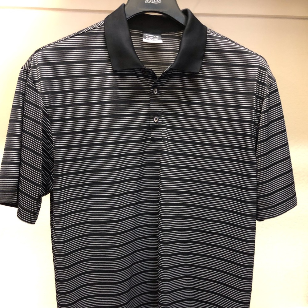 Nike Black Dri-fit golf polo shirt